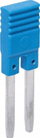 Jumper ndër-rreshtash Relpol ZGZP-2 BE, 2 pole, për soketa push-in, blu