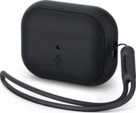Mbështjellëse Spigen Silicone Fit Strap për AirPods Pro 2, silikoni, me rrip, e zezë