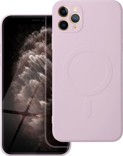 Kapotë silikoni MagSafe për iPhone 11 Pro Max, mat, antirrëshqitëse, rozë