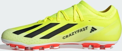 Këpucë futbolli Adidas X Crazyfast League AG për bar sintetik, të verdha fluo
