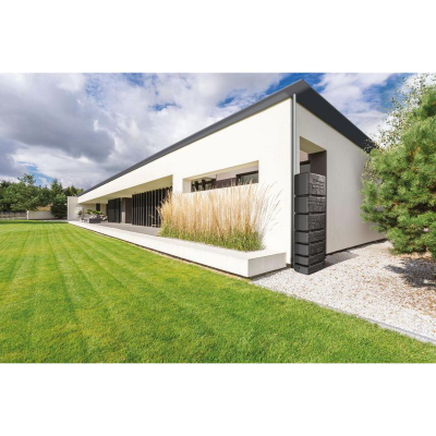 Rezervuar uji shiu Prosperplast Tower Stone, 350L, plastikë dekorative, antracit