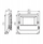 Prozhektor LED Kanlux FL AGOR PRO 100W, 4000K, IP65, gri