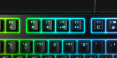 Klaviaturë mekanike Cherry Xtrfy K4 V2 TKL, RGB, me kabllo, e zezë