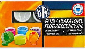 Ngjyra Astra poster, 6 boja / 10 ml fluoreshente