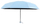 Çadër xhepi palos, UPF 50+, 90 cm, blu e çelët