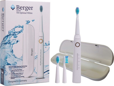 Furç e dhëmbëve Berger Sonic TB Optimal , e bardhë