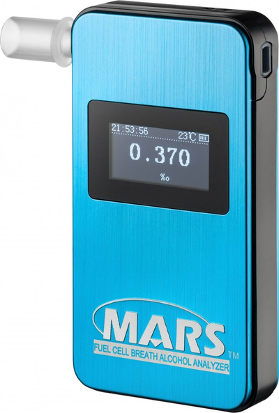 Анализатор на дишење Alcovisor Mars BT, син