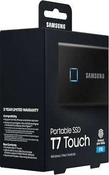 Disk SSD Samsung T7 Touch (MU-PC1T0K/WW), i zi 