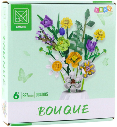 Set blloqesh për buqetë me lule dekorative, 997 copa, shumëngjyrëshe