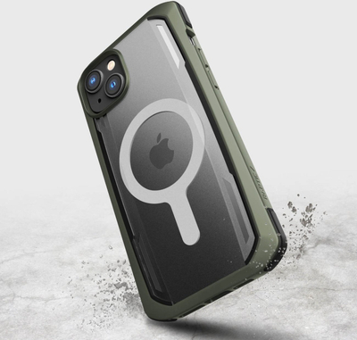 Maskë mbrojtëse Raptic Secure për iPhone 14 Plus, MagSafe, e fortë, e gjelbër