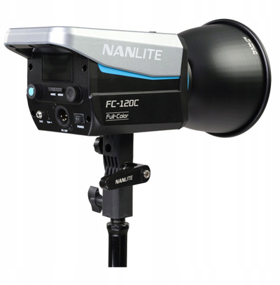 Lampë studio Nanlite FC-120C, LED Full Color, RGBW, e zezë