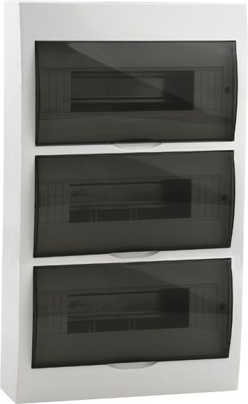 Panel shpërndarës Kanlux DB312S, 3x12 module, IP40, montim sipërfaqësor, i bardhë