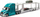 Model kamioni Siku Freightliner Cascadia, diecast 1:50, 18 cm, ngjyrë teal