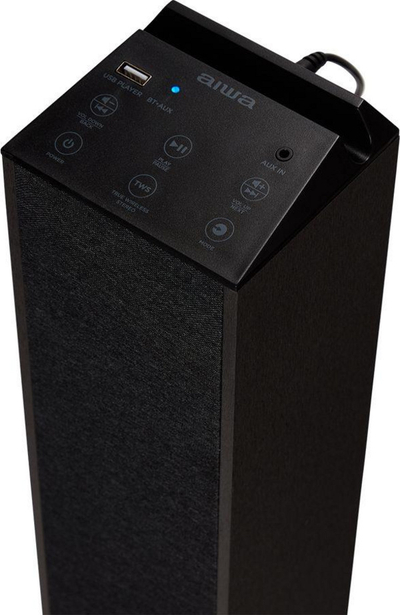 Кула звучник Аиуа TSBT-270, 50W RMS, Блутут, црна