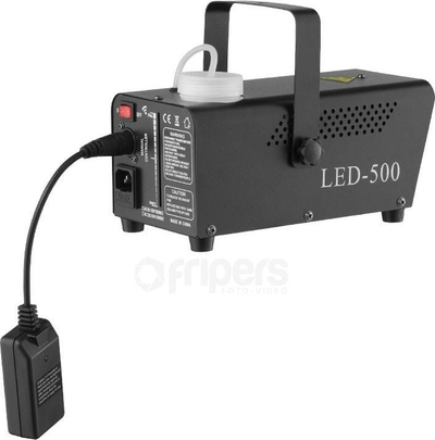 Makinë tymi Freepower Fogger LED 500W, e vogël, e zezë
