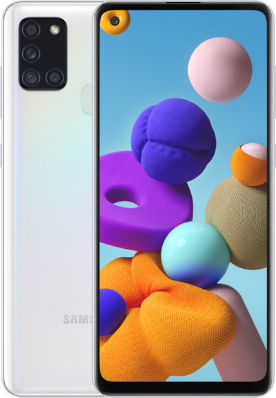 Celular Samsung Galaxy A21S, 3GB RAM, 32GB - i bardhe