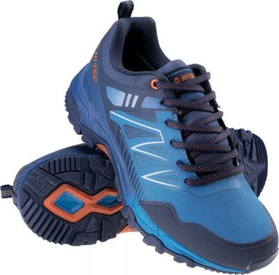 Atlete trekking Hi-Tec Favet WP M, softshell, membranë kundra ujit, blu