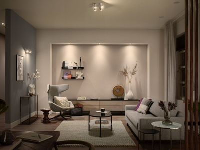 Llambë inteligjente Philips Hue White GU10, LED, 2 copë, e bardhë