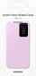 Këllëf telefoni Samsung Smart View Wallet EF-ZS911, për Galaxy S23, folio, lejla