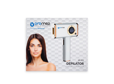 Depilator me IPL Oro ORO IPL ICE, për trup dhe bikini, i bardhë
