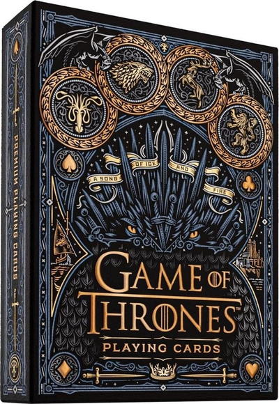 Карти за игра Theory11 Game of Thrones, големина за покер, премиум, повеќебојни