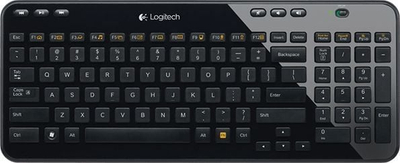 Tastierë wireless Logitech K360, kompakte, me numpad, e zezë