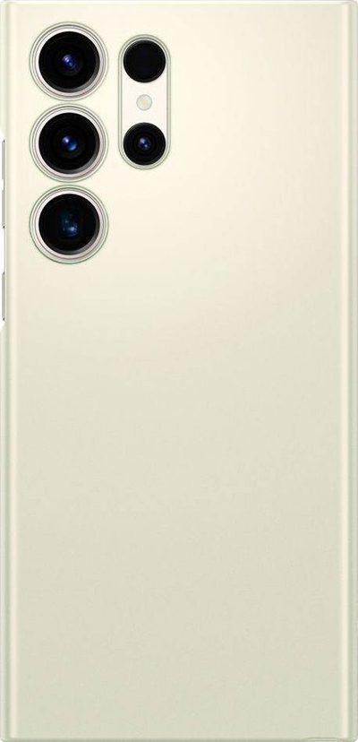 Mbulesë telefoni Spigen AirSkin për Samsung Galaxy S23 Ultra, polikarbonat i hollë, ngjyrë krem bezhë me shkëlqim