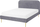 Krevati Velvet FLAYAT, 180 x 200 cm, Super King, gri