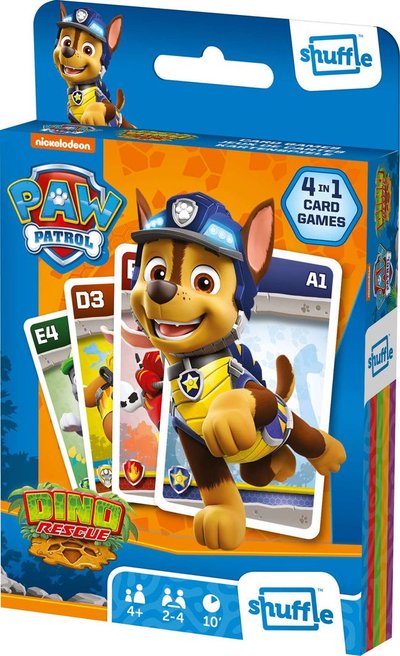 Karta loje Cartamundi Shuffle - Paw Patrol 4në1