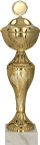 Trofe dekorativ Victoria Sport 13679401, metal, me kapak, ngjyrë ari