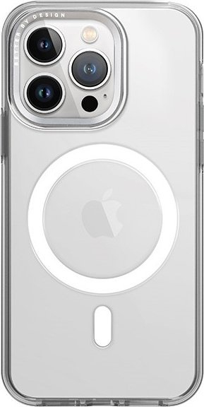 Kapak telefoni Uniq Calio Magclick Charging për iPhone 15 Pro 6.1", i sheshtë me MagSafe, transparent