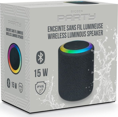 Këllëf zëri BigBen PARTY, portativ, Bluetooth, 15W, i zi
