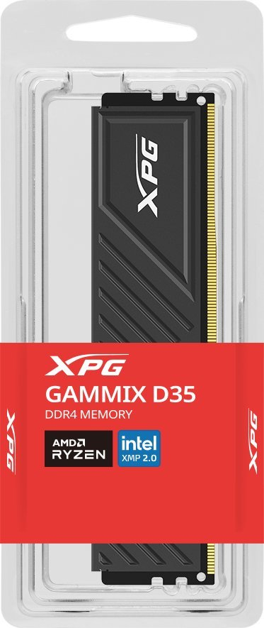 Memorie RAM XPG GAMMIX D35, 8GB DDR4, modul 1x8GB, e zezë