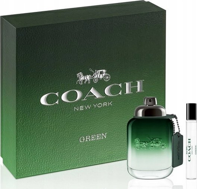 Set dhurate me parfum Coach Green, EDT 60ml, spray per udhetim 7.5ml