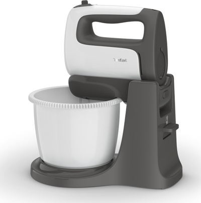 Mikser dore Tefal PrepMix Plus HT464138, 500W, me bazë për ta vënë, gri me të bardhë