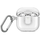 Kuti mbrojtëse Uniq Glase Pro për AirPods 4, TPU i butë, me karabinë, transparente