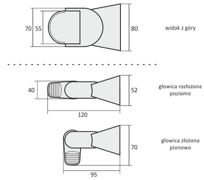 Detektor i lëvizjes F&F R-04B PIR, IP65 DR-04 W, i bardhë