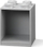 Raft muri Room Copenhagen Lego Brick Shelf, 4 nyje, gri