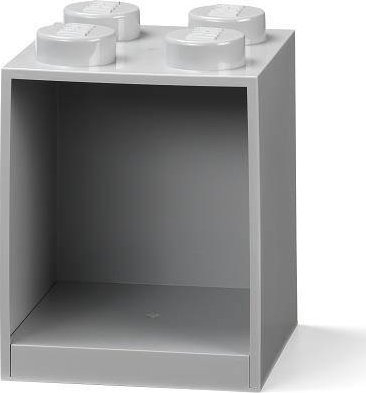 Raft muri Room Copenhagen Lego Brick Shelf, 4 nyje, gri