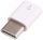 Adapter Raspberry Pi RPI-14660, micro-B në USB-C, i bardhë
