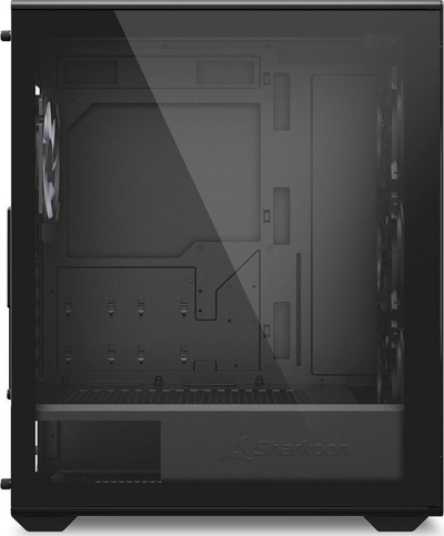 Куќиште за компјутер Sharkoon VK3 RGB, Mid Tower, со RGB осветлување, црно