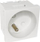Prizë modulare Alantec PZ016, 2P+E, 16A 230V, e bardhë