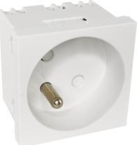 Prizë modulare Alantec PZ016, 2P+E, 16A 230V, e bardhë