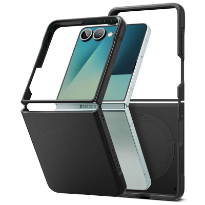 Mbulesë telefoni Ringke Onyx Magnetic, për Samsung Galaxy Z Flip 7, MagSafe, e zezë