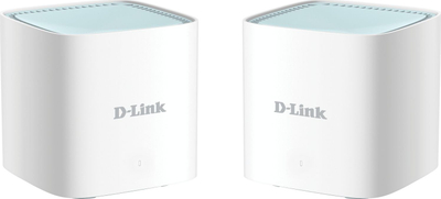 Sistem mesh WiFi D-Link EAGLE PRO AI AX1500, 2 njësi, WiFi 6, i bardhë