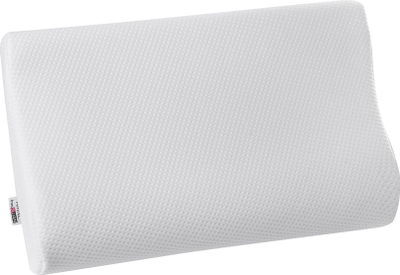 Jastëk ortopedik Beliani AMNE, memory foam, 57 x 35 cm, i bardhë