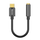 Adapter audio Baseus L54, USB C në 3.5mm, i zi