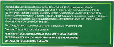 Kapsula CoffeeSlim (për menaxhimin e peshës trupore) nga HealthAid, 60 copë
