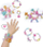 Set lodër WOOPIE Magic Beads, për bojrimin e byzylykëve, rruaza shumëngjyrëshe