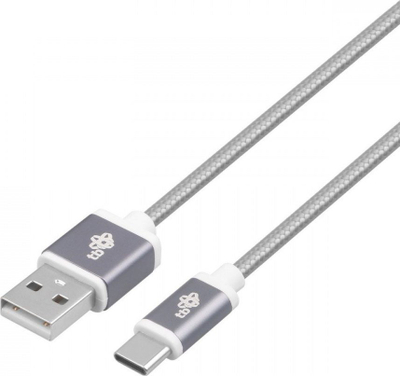 Kabllo USB në USB-C TB, 1.5 m, 3A, gri
